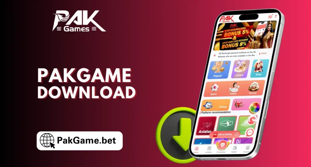pakgame login download
